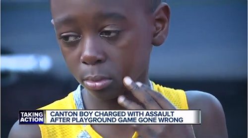 Mother Cries Foul After 10-Year-Old Michigan Boy Charged With Aggravated Assault for Injuring Another Student in Playground Game