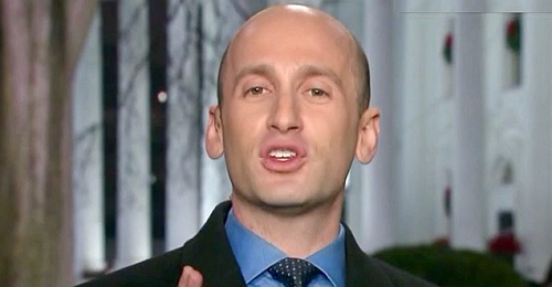 Stephen Miller Left His Lacefront Back at the Crib, Does Interview Without His Spray-On Baby Hair