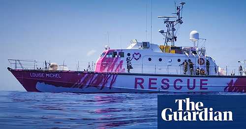 Banksy funds refugee rescue boat operating in Mediterranean