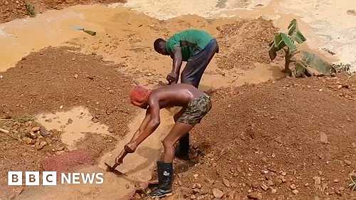 The illegal gold mines killing rivers and livelihoods