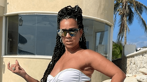 'The Hair Is Giving!': LisaRaye McCoy's Red Carpet Ensemble Blows Fans Away