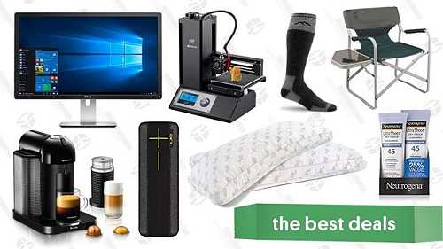 Friday's Best Deals: 4K Monitor, 3D Printers, Waterproof Speaker, and More