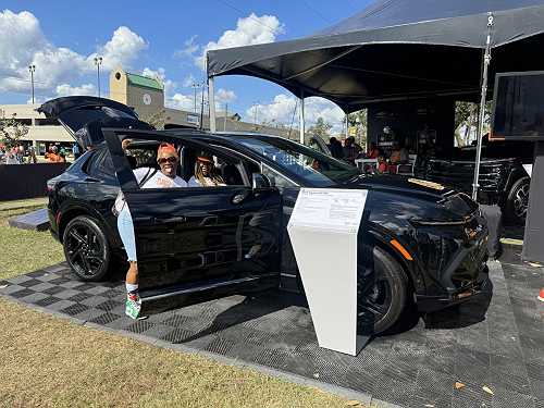 Chevrolet showcases new electric vehicles at FAMU Homecoming