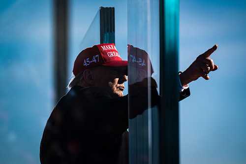 MAGA Mayhem: Trump Strokes Microphone, Threatens To ‘Knock The Hell Out Of People’, Celebrates Shooting Reporters