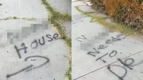 'N****rs Need to Die': Black Califonia Family Shooked After Vandals Spray Disturbing Racist Threats on Home They've Lived In for Over Three Decades