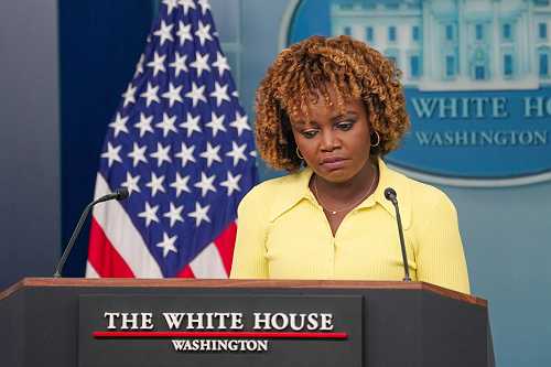 Karine Jean-Pierre spars with Fox News reporter