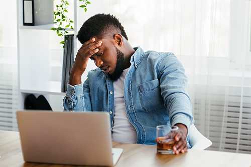 How men mask loneliness with drugs and alcohol