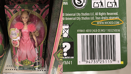 South Carolina Mom Sues Mattel Over Porn Site Link on ‘Wicked’ Doll Boxes