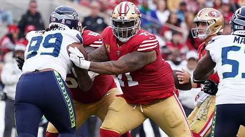 49ers rule out LT Williams, others for last 2 games