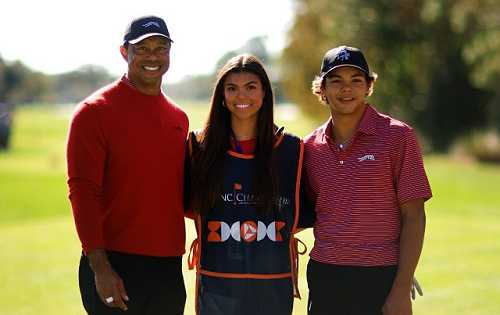 TIGER WOODS HAS 'THRILL OF A LIFETIME' WITH HIS SON AND DAUGHTER AT PNC CHAMPIONSHIP