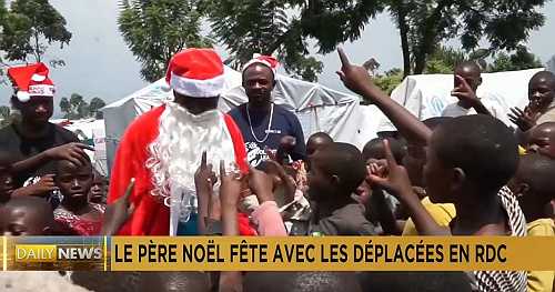 Santa brings food and joy to displaced children in DR Congo | Africanews