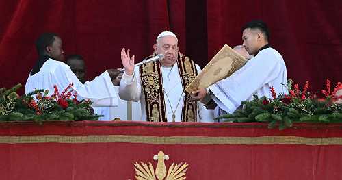 Pope shares Christmas message, marking start of the 2025 Holy Year for Catholics worldwide