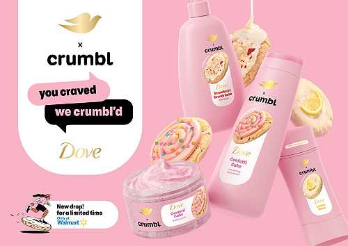 Dove and Crumbl Team Up for a Sweet Skincare Collab Inspired by Iconic Desserts