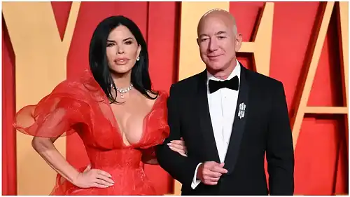 ‘Better Looking Than the Two Cheaters’: Ex-Husband of Jeff Bezos’ Fiancée Flaunts New Younger Wife in Skimpy Bikini&nbsp;as Sweet Revenge Ahead of Ex’s Wedding
