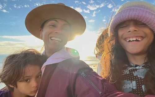 ZOE SALDANA IS WORKING TO SPARK HER SONS' INTEREST IN DANCE