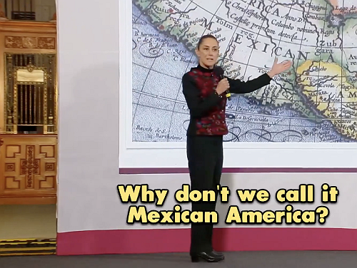Mexican President Claudia Sheinbaum Claps Back at Donald Trump’s “Gulf of America” Proposal, Suggests ‘Mexican America’ Instead
