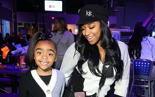 TOYA JOHNSON AND DAUGHTER, REIGN, ATTEND ACE TUCKER'S BIRTHDAY PARTY