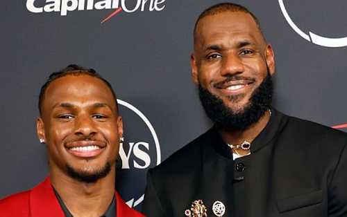 LEBRON JAMES SAYS PLAYING IN NBA WITH SON BRONNY IS HIS 'BIGGEST ACCOMPLISHMENT'