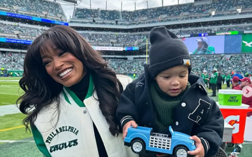 KEKE PALMER SAYS SON'S SINGING IS 'CUTE' AND 'ON PITCH'