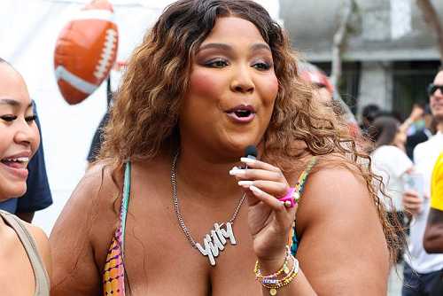 Lizzo Gets Cheeky & Fuzzy In A New Yitty Mohair Fur Bikini