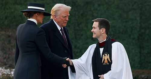 Trump attends Inauguration Day service at St. John's Church in Washington