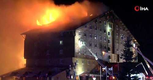 Dozens killed in fire at ski resort in Turkey