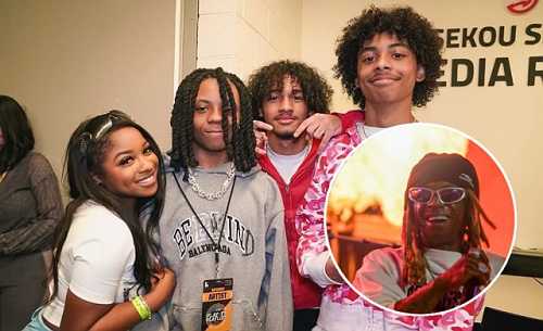 LIL WAYNE'S KIDS SUPPORT HIM AT HIS RECENT CONCERT