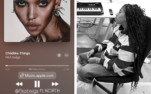 NORTH WEST RAPS IN JAPANESE ON FKA TWIGS' NEW TRACK, 'CHILDLIKE THINGS'