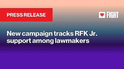 New campaign tracks RFK Jr. support among lawmakers