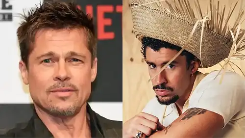 Brad Pitt Invades Bad Bunny's Personal Space as Actor's Strange Behavior Appears to Make ‘Bullet Train’ Co-Star Very 'Uncomfortable' In Resurfaced Clip