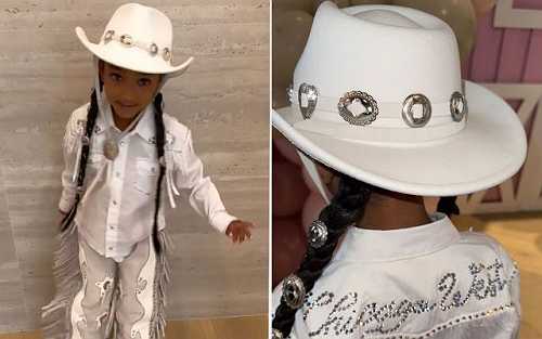 KIM KARDASHIAN SHARES GLIMPSE INTO DAUGHTER CHICAGO'S COWGIRL-THEMED BIRTHDAY