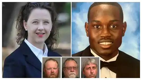 Georgia Jury Sees Video of Cop Telling White Man Who Chased Down and Shot Ahmaud Arbery That He Was 'Going Home Today' During Trial Against Prosecutor Accused of Obstructing Investigation