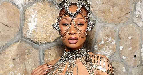 Megan Thee Stallion Stuns in a Jaw-Dropping Chain Gown at Paris Couture Week