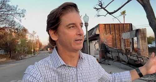 CBS News' Carter Evans returns to his scorched neighborhood burned by L.A. wildfires