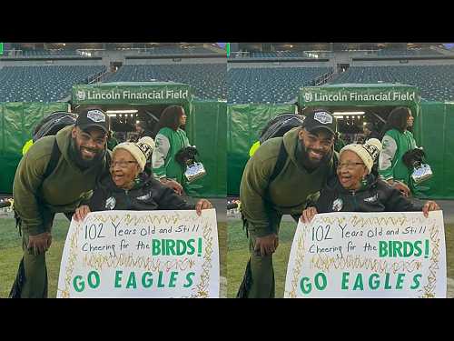 At 102, Eloise Brown is one of the Eagles' oldest fans born way before the team existed - Face2Face Africa
