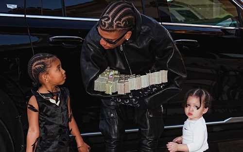 NLE CHOPPA POSES WITH KIDS ON SET OF NEW MUSIC VIDEO