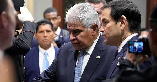 Panama's leader rejects State Department claim of deal for U.S. warships to traverse Panama Canal for free