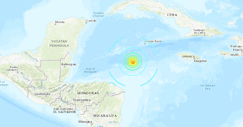 Earthquake in Caribbean triggers 