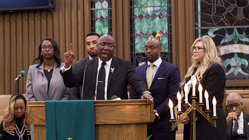 Rev. Al Sharpton and Attorney Ben Crump Honor the Lives Lost in the Eaton Fire at Memorial Service