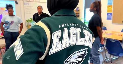 Math, Eagles mania collide for one group of Philadelphia students