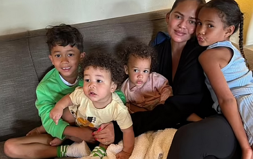 CHRISSY TEIGEN JOKES THAT SHE AND HUSBAND, JOHN LEGEND, HAVE 'TOO MANY KIDS'