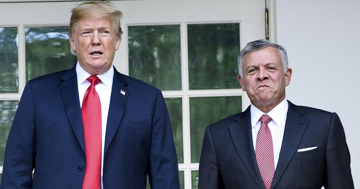 Trump to meet with king of Jordan amid push for Gaza resettlement plan