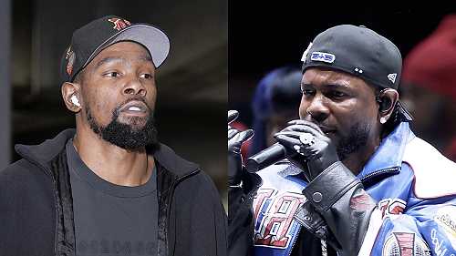 Oop! Kevin Durant Raises Eyebrows After Sharing His Thoughts On Super Bowl & Kendrick Lamar's Halftime Show (WATCH)