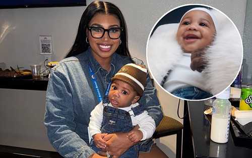 DEIONDRA SANDERS AND JACQUEES SHARE FIRST PHOTOS OF THEIR BABY BOY