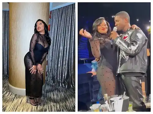 Keke Palmer and Usher reflect on her ex-boyfriend’s reaction after they danced at singer’s Las Vegas show - Face2Face Africa