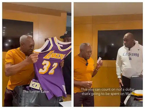 83-year-old&nbsp;who received big check from Magic Johnson after losing home in Eaten fire says he won’t spend a dollar on himself - Face2Face Africa