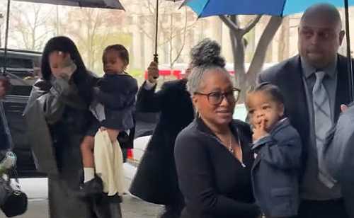 RIHANNA BRINGS KIDS TO COURT AS A$AP ROCKY'S TRIAL NEARS VERDICT