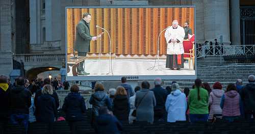 Pope Francis remains hospitalized but doctors say he's no longer in imminent danger as a result of pneumonia