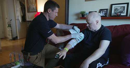 More hospitals are treating patients at home to reduce overcrowding. Here's how it works.