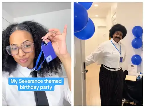 Woman shares how she threw viral Severance-themed birthday party as season 2 finale neared - Face2Face Africa